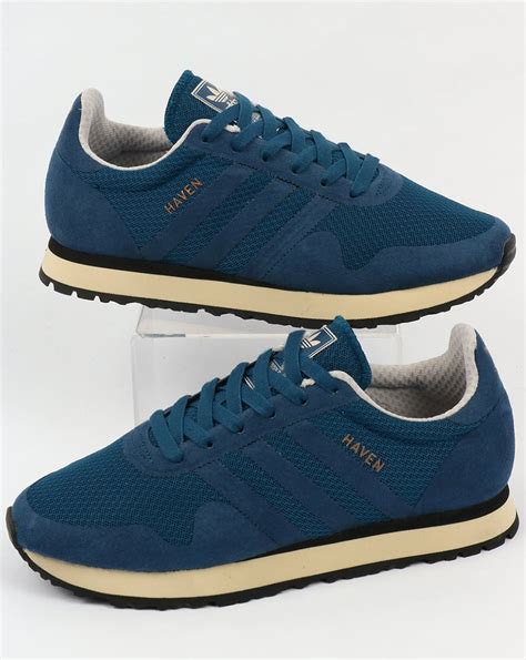 blue adidas originals trainers